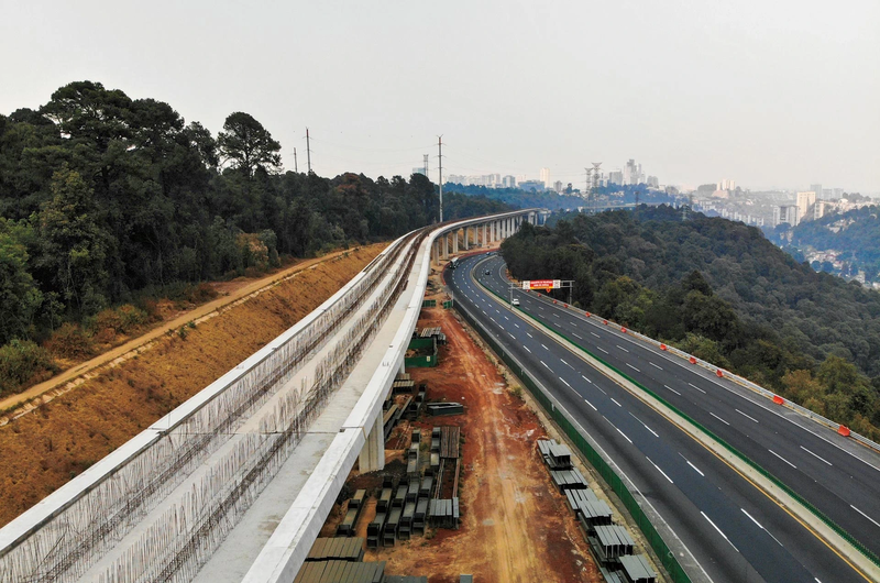 Obra realizada por Grupo INDI Tren Interurbano México-Toluca